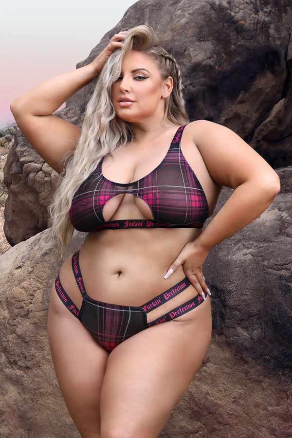 FCKN PERFECTION BRALETTE & PANTY