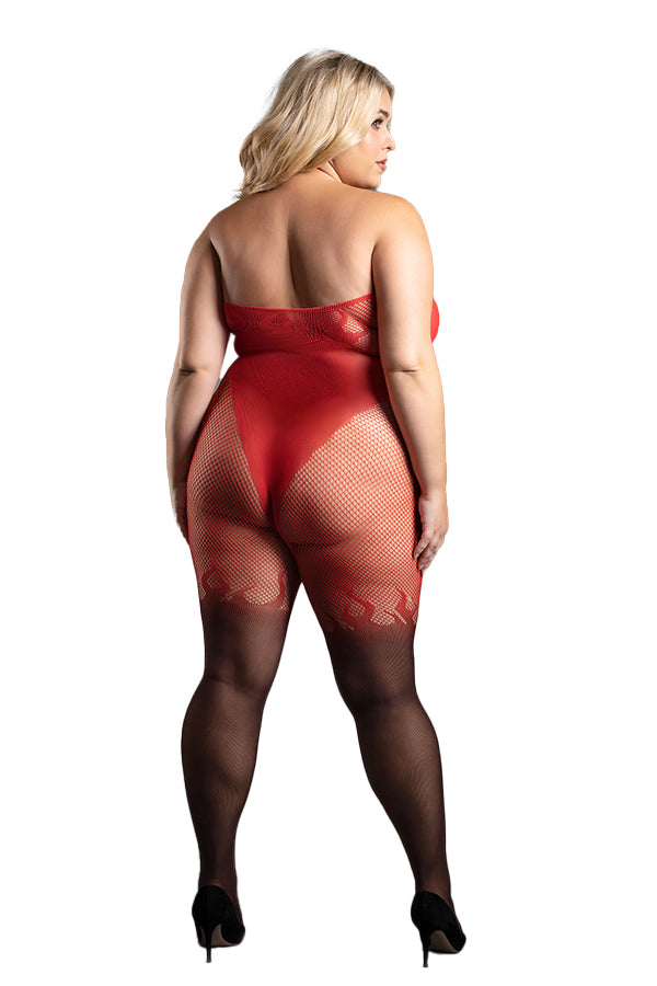 Eternal Flame Crotchless Bodystocking
