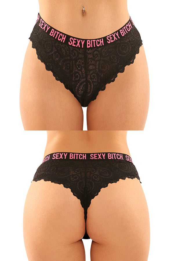 SEXY BITCH 2PK PANTY SET