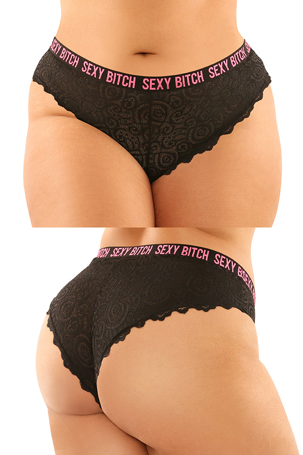 SEXY BITCH 2PK PANTY SET